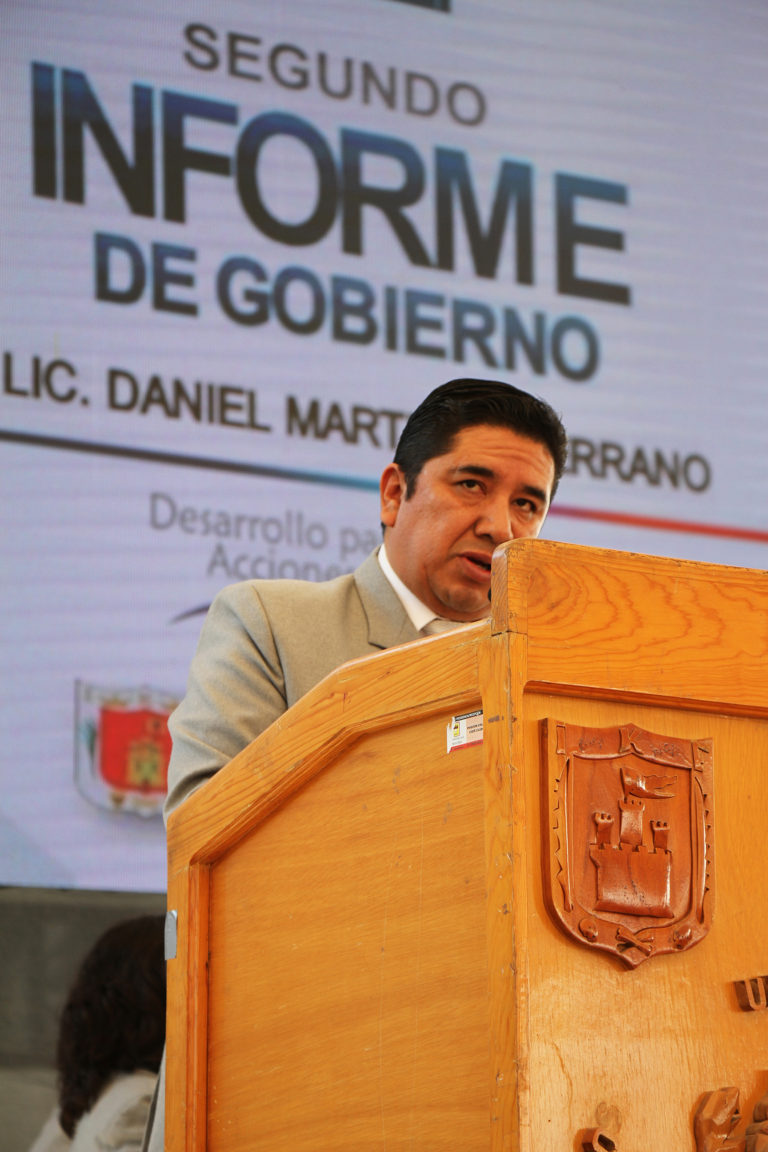 Presenta Daniel Martínez Serrano su Segundo Informe de Resultados en Tenancingo