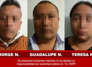 PGJE, FGE Puebla, FBI en México y Policía Municipal, detienen en Papalotla a secuestradores