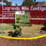 INAUGURA LOURDES MONTIEL CERÓN, CANCHA DE FÚTBOL EN JARDÍN DE NIÑOS DE TEOLOCHOLCO