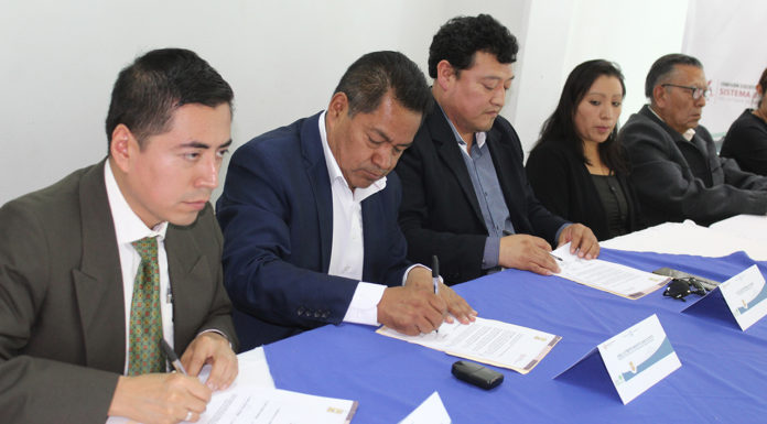 CANO COYOTL FIRMA CONVENIO CON EL COMITÉ EJECUTIVO DEL SISTEMA ANTICORRUPCIÓN DEL ESTADO DE TLAXCALA.