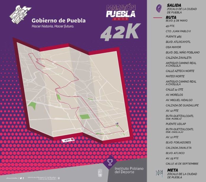 Maratón Puebla 2019 42km