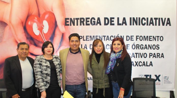 RECIBEN EN EL CONGRESO INICIATIVA CIUDADANA PARA FOMENTAR LA DONACIÓN DE ÓRGANOS