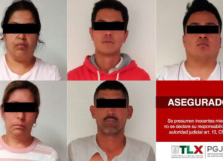Aseguran a cinco personas que agredieron a balazos a policías de investigación en Calpulalpan