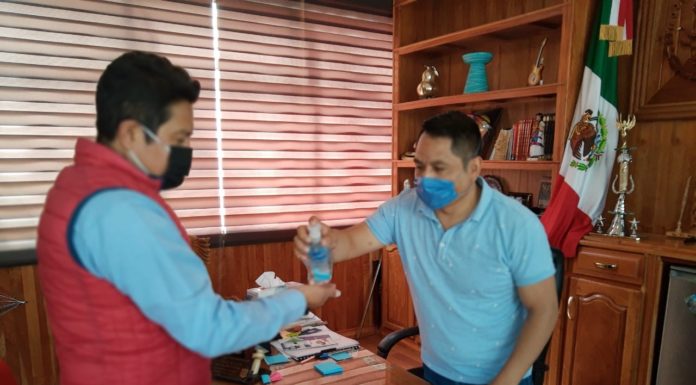 En Quilehtla redoblamos esfuerzos para prevenir contagios del covid-19; Oscar Pérez Rojas