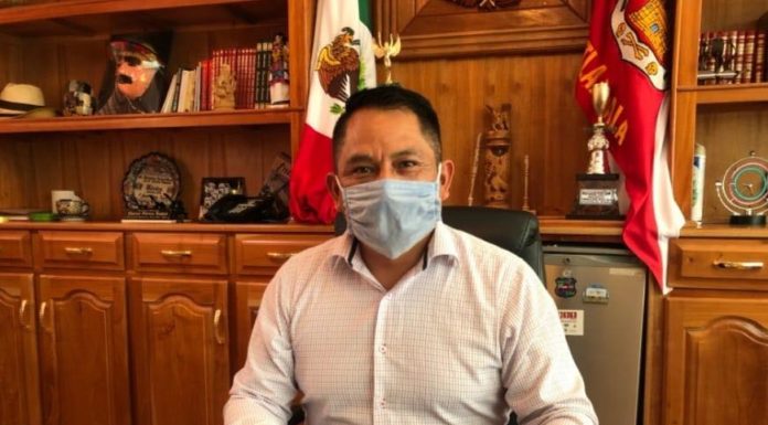 Pide alcalde de Quilehtla mantener la guardia contra covid 19