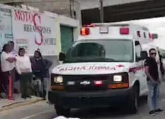 MOTOCICLISTA ATROPELLA A MUJER EN ZACATELCO, ES DETENIDO