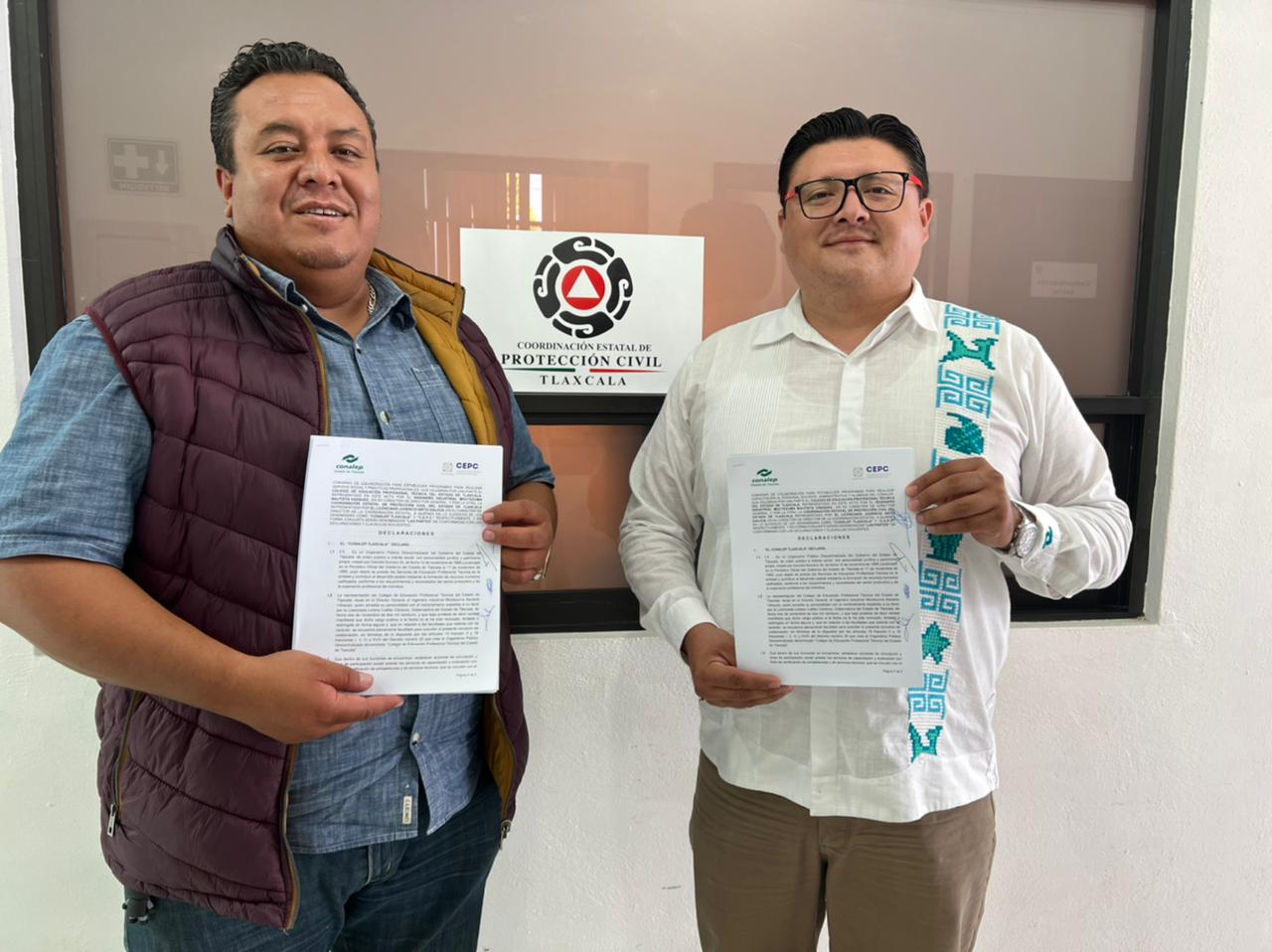 FIRMAN CONVENIO DE COLABORACIÓN CONALEP Y CEPC