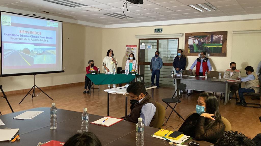LA SFP DE TLAXCALA CAPACITA A EJECUTORES DE OBRA PÚBLICA
