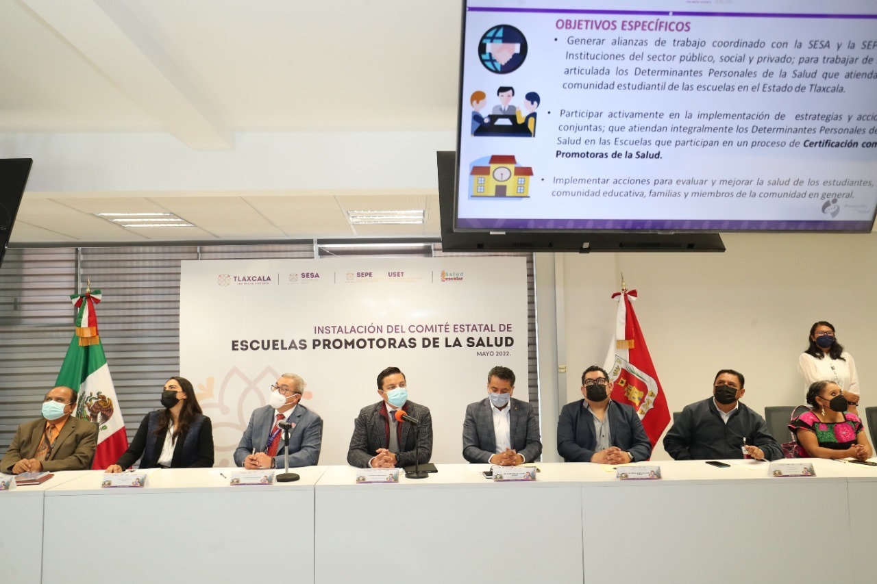 SEPE-USET INSTALAN COMITÉ INTERSECTORIAL DE ESCUELAS PROMOTORAS DE LA SALUD