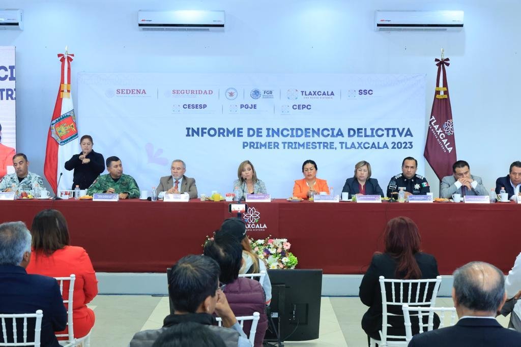 TLAXCALA SE MANTIENE EN EL PRIMER LUGAR A NIVEL NACIONAL CON LA MENOR INCIDENCIA DELICTIVA