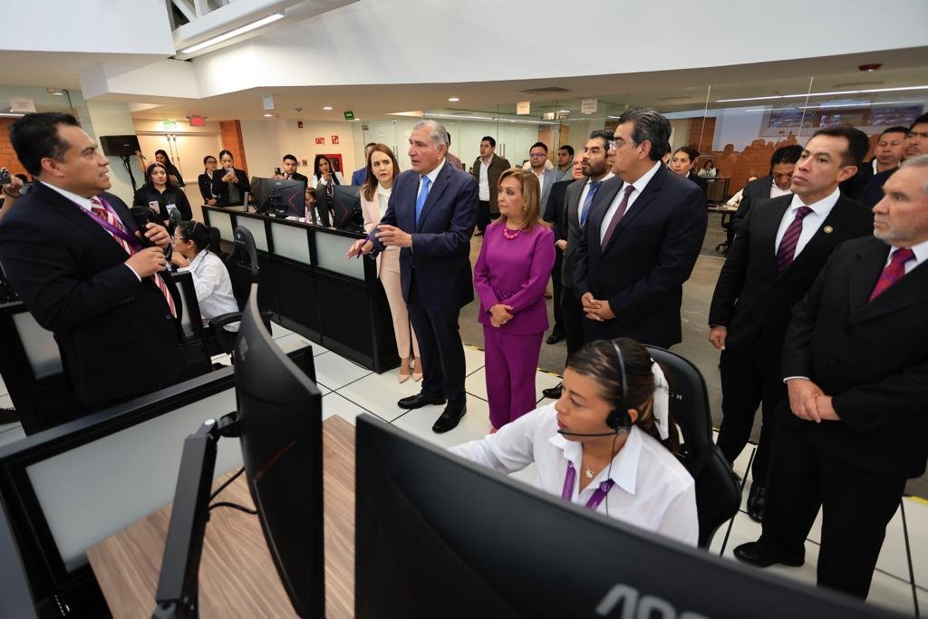INAUGURA GOBERNADORA LORENA CUÉLLAR Y TITULAR DE SEGOB FEDERAL, ADÁN AUGUSTO LÓPEZ EL C5i