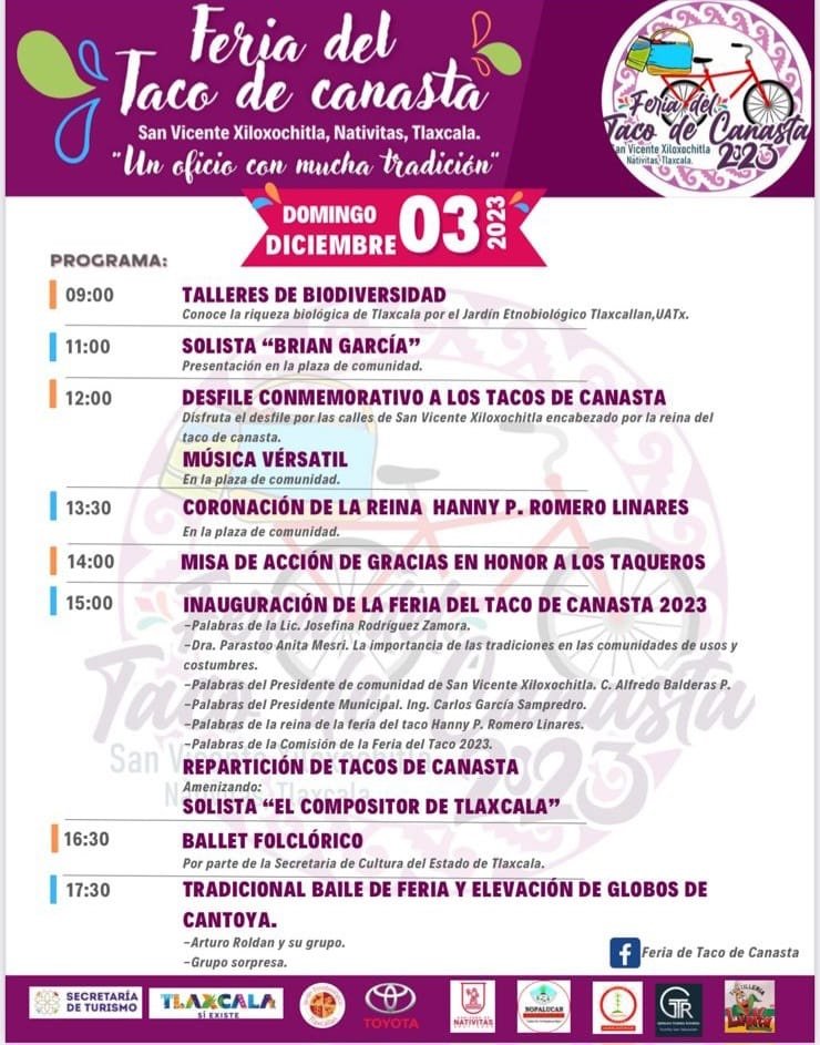 ANUNCIA SECTURE LA FERIA DEL TACO DE CANASTA 2023