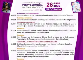 FORO DE PROVEEDURÍA 2025 IMPULSARÁ MODA Y DESARROLLO EMPRESARIAL DESDE TLAXCALA