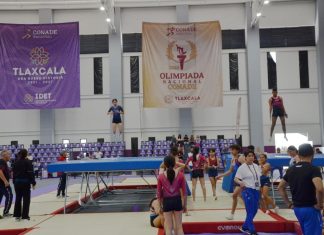 TLAXCALA, SEDE DE TALLA MUNDIAL PARA LA GIMNASIA DE TRAMPOLÍN, AFIRMAN DELEGACIONES DEPORTIVAS