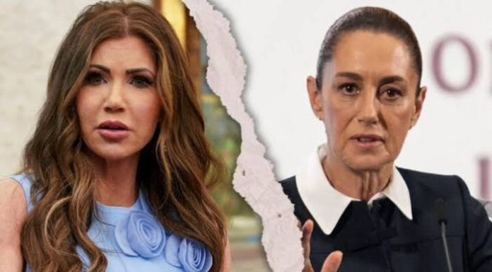 Tensión diplomática entre Noem y Sheinbaum por manifestaciones en Los Ángeles