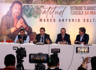 CONFIRMAN CONCIERTO DE MARCO ANTONIO SOLÍS EN TLAXCALA