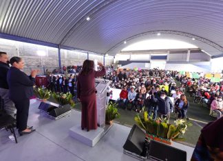 “ES UN PRIVILEGIO SERVIR A TLAXCALA”, AFIRMÓ LA GOBERNADORA EN SAN JOSÉ TEACALCO