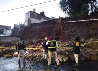 ATIENDE CEPC INCIDENCIAS POR LLUVIAS EN TLAXCALA CAPITAL; NO HAY PERSONAS LESIONADAS