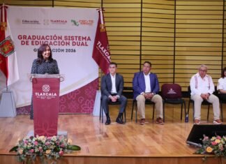 ENCABEZA GOBERNADORA GRADUACIÓN DE 90 ESTUDIANTES DEL SISTEMA EDUCACIÓN DUAL DEL CECyTE-EMSaD
