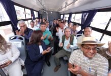 ENTREGA GOBERNADORA 77 CONCESIONES Y LA NUEVA CENTRAL DE AUTOBUSES EN HUAMANTLA