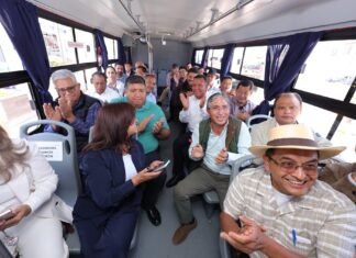 ENTREGA GOBERNADORA 77 CONCESIONES Y LA NUEVA CENTRAL DE AUTOBUSES EN HUAMANTLA