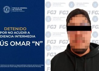 EJECUTA FGJE ORDEN DE APREHENSIÓN POR NO ACUDIR A AUDIENCIA INTERMEDIA