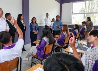 GOBIERNO ESTATAL FORTALECE EL DESARROLLO DE QUILEHTLA CON NUEVO PLANTEL DE BACHILLERATO Y VIALIDAD