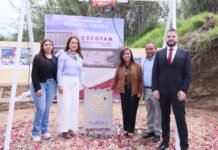 COLOCA GOBERNADORA PRIMERA PIEDRA DEL CECOFAM EN CIUDAD JUDICIAL