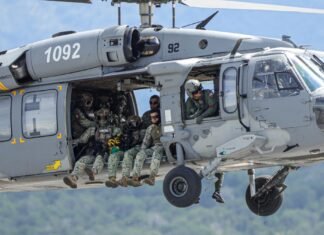 PRESENCIA GOBERNADORA ENSAYO AÉREO EN ATLANGATEPEC.