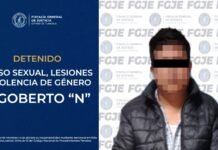 POR ABUSO SEXUAL, LESIONES Y VIOLENCIA DE GÉNERO HOMBRE ES APREHENDIDO: FGJE
