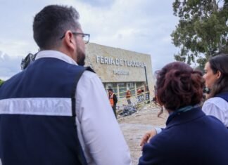 SUPERVISA GOBERNADORA ÚLTIMOS TRABAJOS EN EL RECINTO FERIAL.